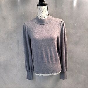 Philosophy Chic Light Gray Mock Neck Sweater Size XL